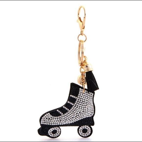Accessories Designer Sparkling Roller Skate Keychain Poshmark